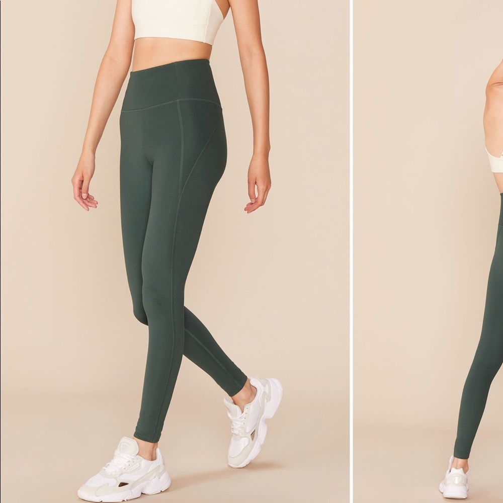 Girlfriend collective set in moss